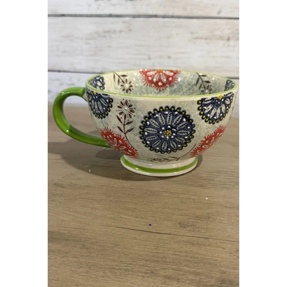 Vintage Pier 1 Imports Medallion Mug